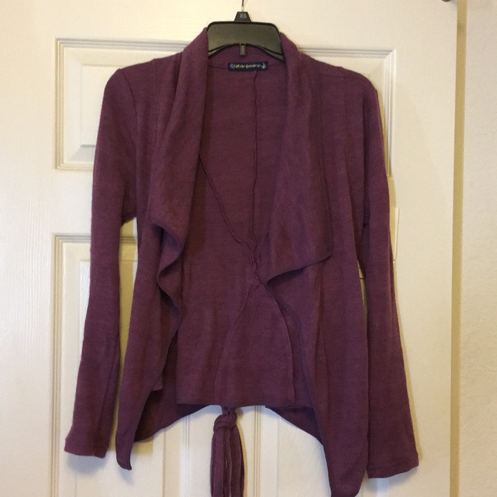 Foreign Exchange Cranberry Cardigan